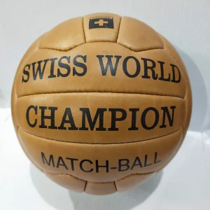 Swiss World Champion Brown | 1954 FIFA World Cup Ball | GENIUNE LEATHER SIZE 5