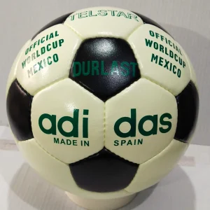 Adidas Telstar Durlast | 1970 FIFA WORLD CUP BALL | Genuine Leather SIZE 5